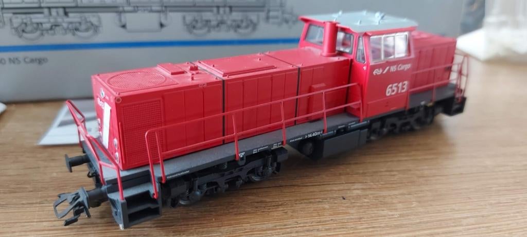 Märklin NS/Cargo 6513 MaK 1206 dig artnr 37651 in ovp, Hobby en Vrije tijd, Modeltreinen | H0, Wisselstroom, Locomotief, Ophalen of Verzenden
