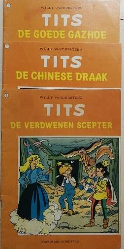 Tits 3 stuks - Willy Vandersteen, Eén stripboek, Ophalen, Zo goed als nieuw