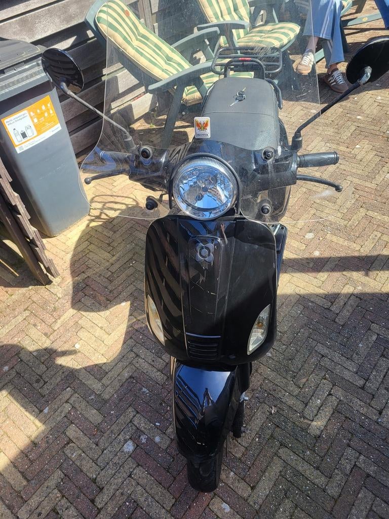 AGM VX50 scooter, zwart, 25km/u, Ophalen