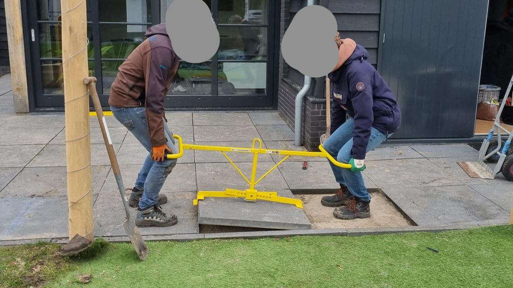 Orit tandem tegeltiller te huur, Tuin en Terras, Ophalen