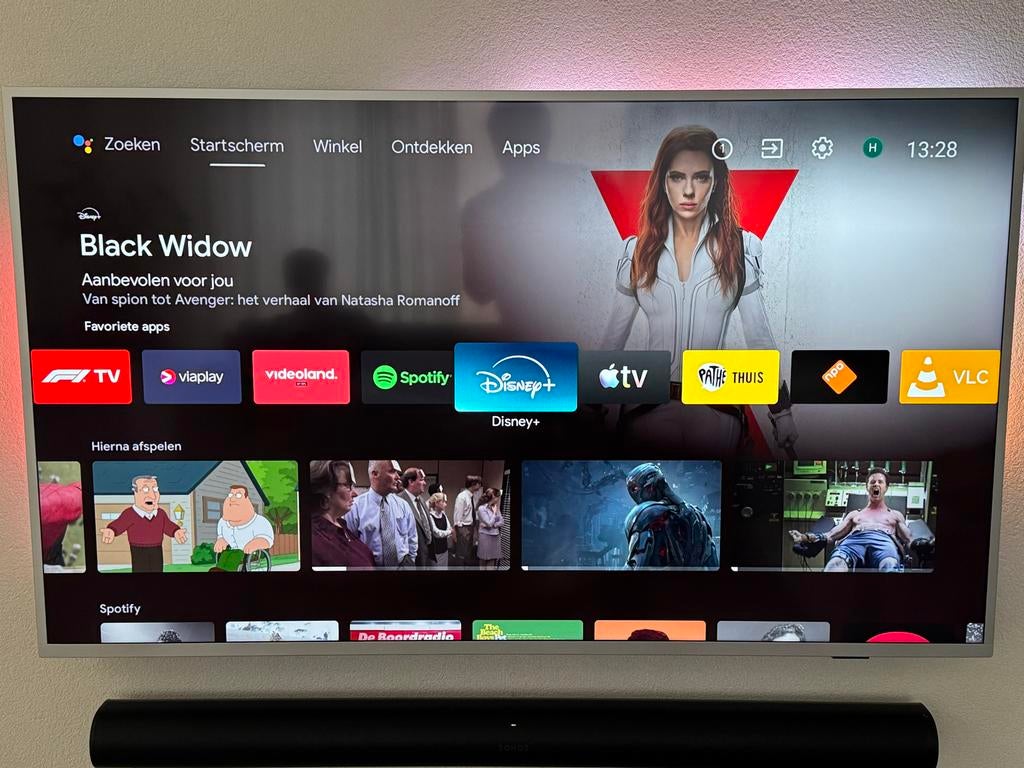 Philips Ambilight 58 inch Android SmartTV, Ophalen, Philips, LED, 50 Hz