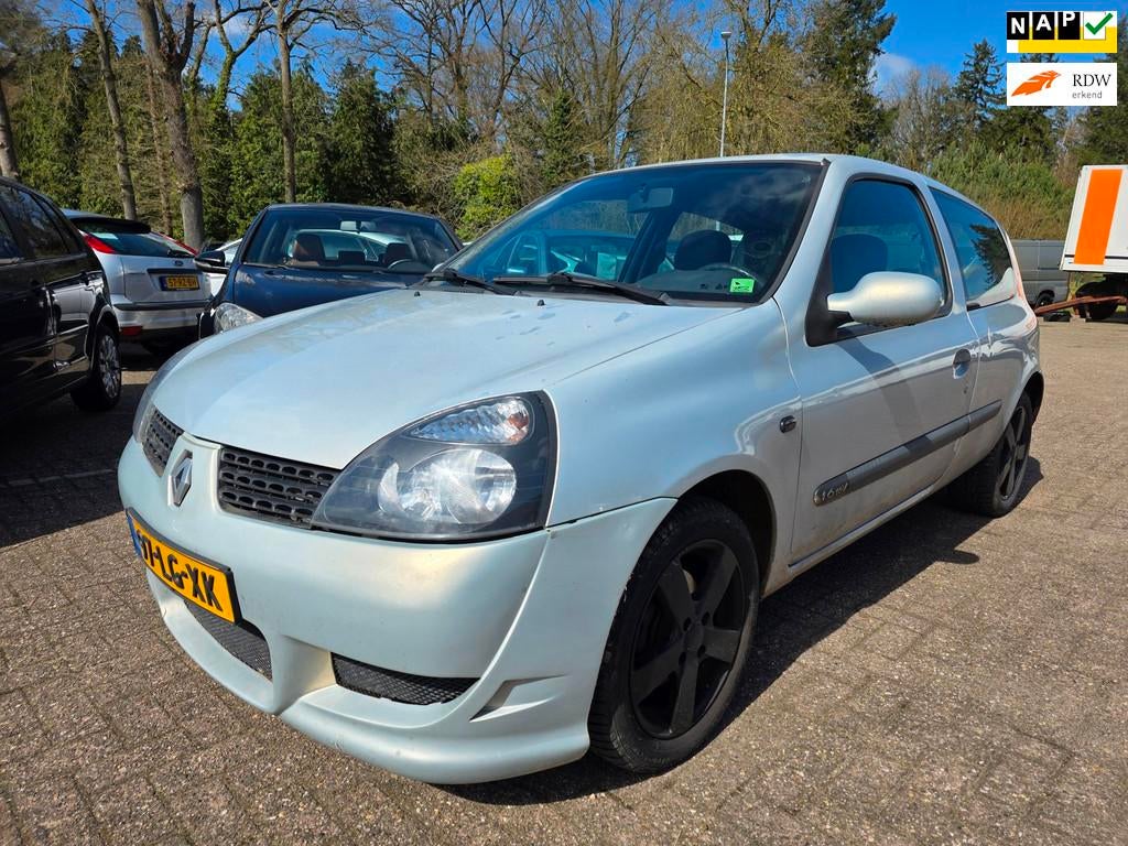 Renault Clio 1.6-16V Dynamique LOOP/sloop/EXPORT, Voorwielaandrijving, 970 kg, 535 kg, 4 cilinders