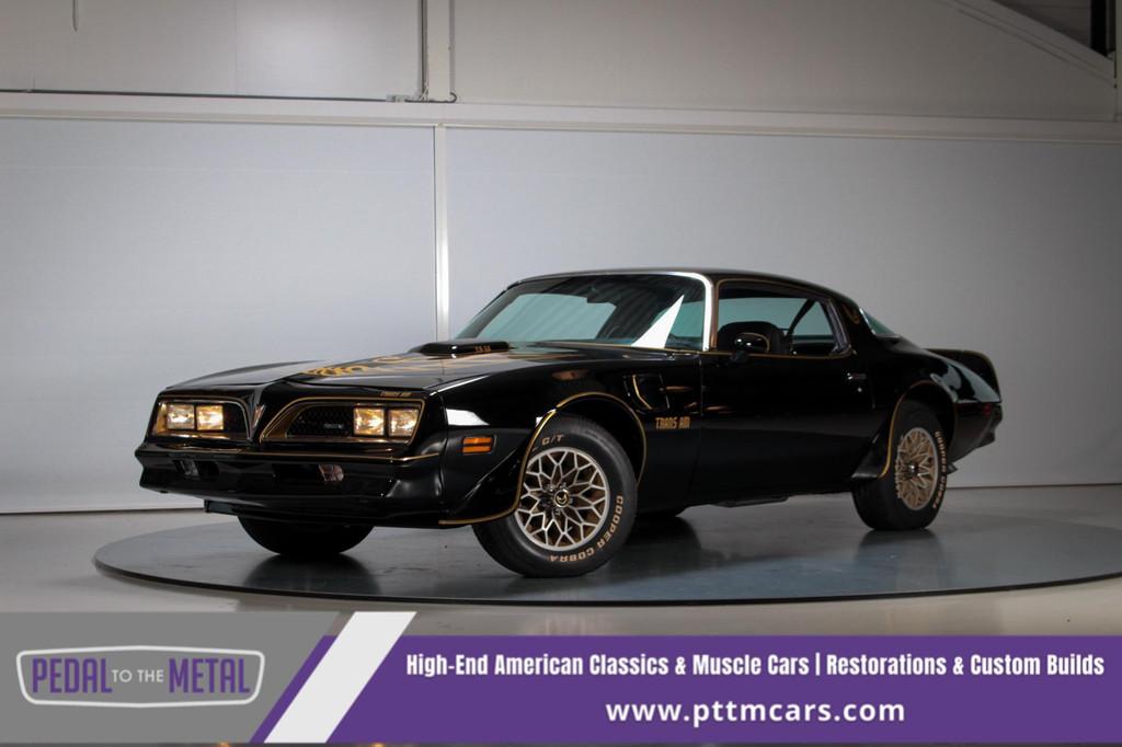 1978 Pontiac Trans Am "Bandit", Achterwielaandrijving, Overige carrosserieën, Zwart, Leder