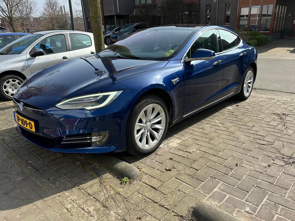 Tesla S 75 AWD, SOH 89,3%, blauw, premium audio, HEPA filter, Auto's, Tesla, Particulier, Model S, 4x4, ABS, Achteruitrijcamera
