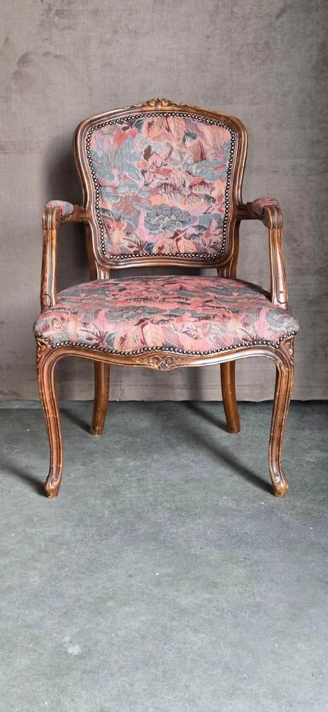 Barok queen ann stoel fauteuil !, Antiek en Kunst, Antiek | Meubels | Stoelen en Banken, Ophalen