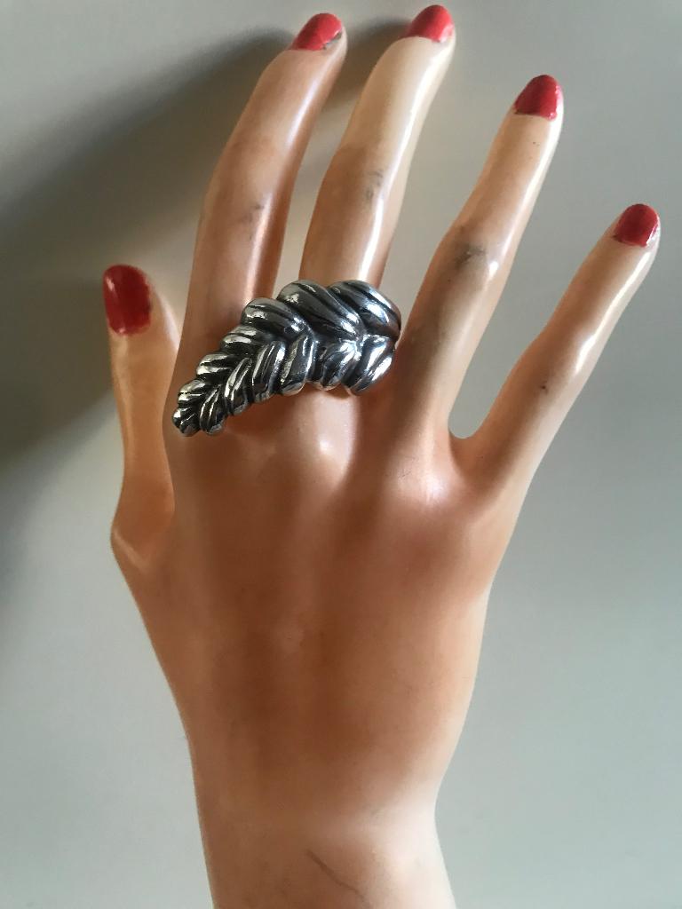 Uno de 50 ring (19) 17,5 Trigo Leaf, Sieraden, Tassen en Uiterlijk, Ringen, Overige materialen, Nieuw, Ophalen of Verzenden, 17 tot 18