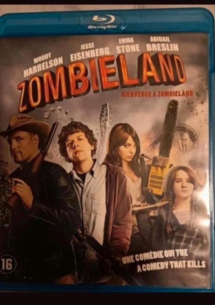 Zombieland bluray NL ondertiteld, Cd's en Dvd's, Ophalen of Verzenden, Zo goed als nieuw, Horror