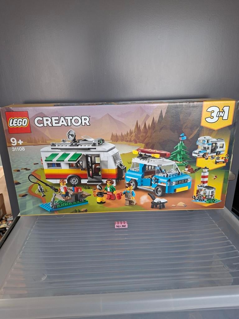 Nieuw Lego Creator 31108 Caravan Kampeervakantie 3-in-1, Ophalen of Verzenden