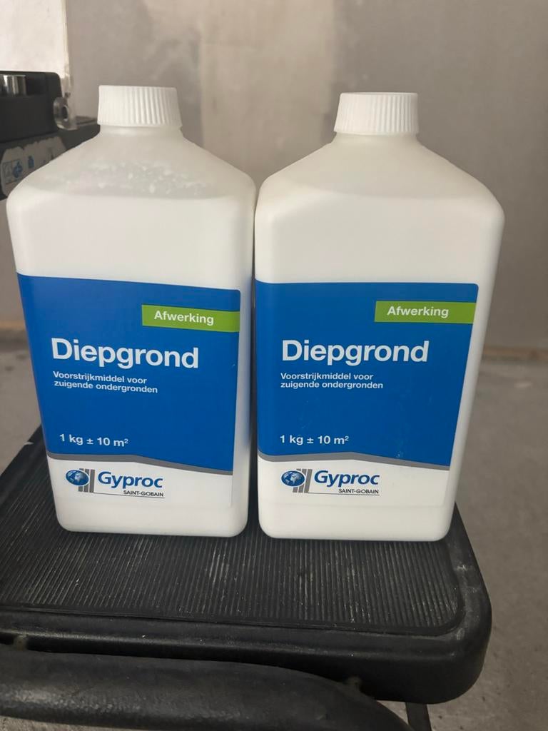 Gyproc Diepgrond - Voorstrijkmiddel zuigende ondergronden, Wit, Nieuw, Ophalen of Verzenden, Verf