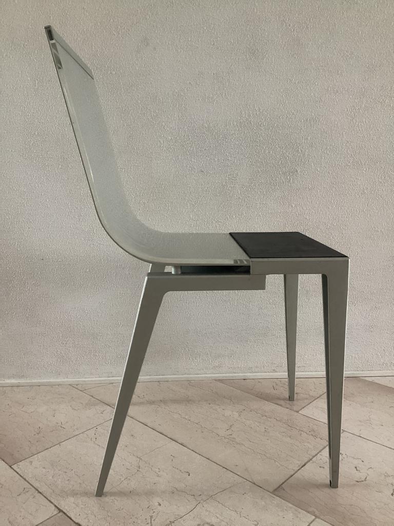 Italiaans design stoel Billboard Lisar Maurezzio Fevetta, Ophalen of Verzenden, Zo goed als nieuw, Metaal, Eén