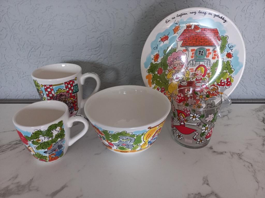 Blond Efteling Sprookjesbos Roodkapje 5-delig, Ophalen of Verzenden, Zo goed als nieuw, Overige typen