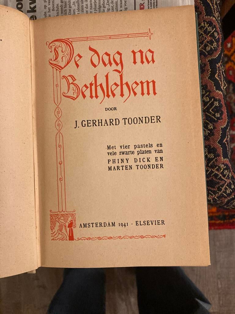 De dag na Bethlehem - J. Gerhard Toonder (1941), Ophalen of Verzenden, Gelezen