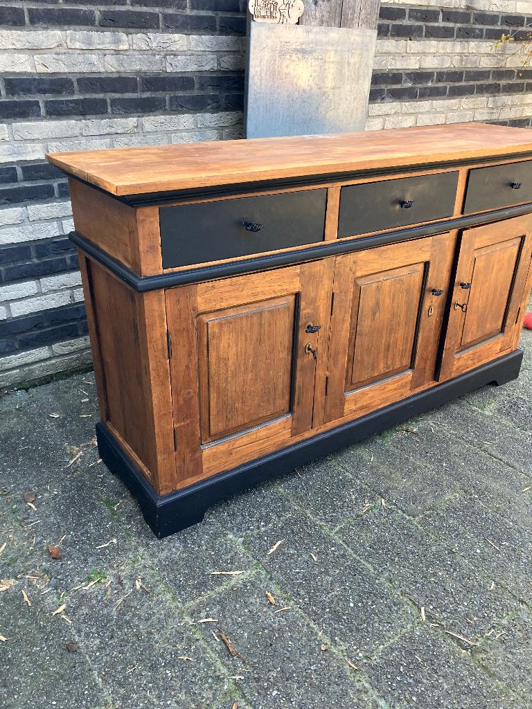 Dressoir kast, Huis en Inrichting, Kasten | Dressoirs, Ophalen, Gebruikt, Teakhout, Met lade(s)