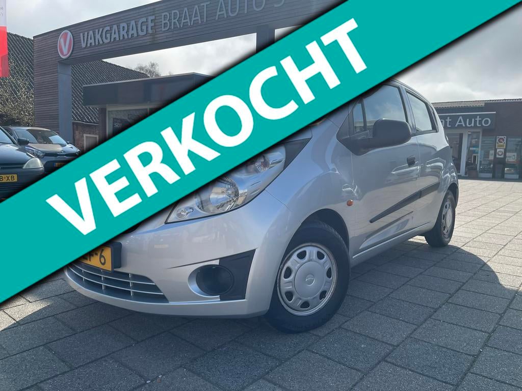 Chevrolet Spark 1.0 Bi-Fuel l AIRCO l ELEK. RAMEN l RIJKLAAR, Voorwielaandrijving, Euro 5, Stof, 4 cilinders