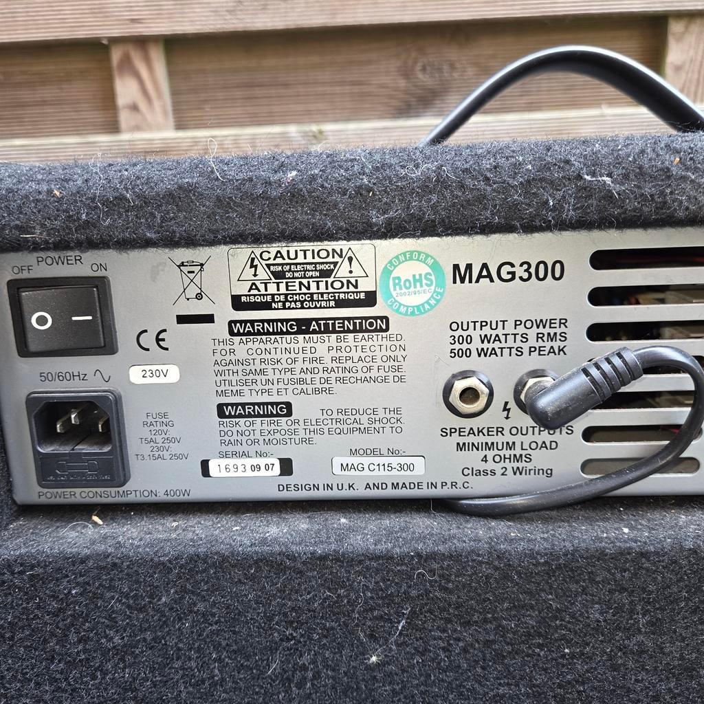 Ashdown MAG 300 Gitaarversterker - Krachtig en Betrouwbaar, Muziek en Instrumenten, Versterkers | Bas en Gitaar, Ophalen, Gebruikt