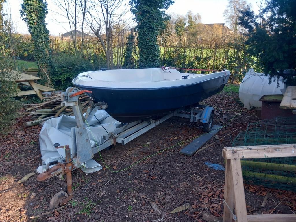 Mooie openboot/sloepje met yamaha 8pk motor, Watersport en Boten, Ophalen, Zo goed als nieuw, Motor en Techniek, Motorboot