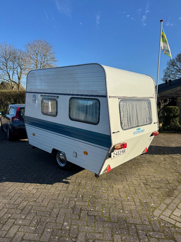Caravan oldtimer knaus 310 top staat, Caravans en Kamperen, Treinzit, Tot en met 3, Particulier, Knaus