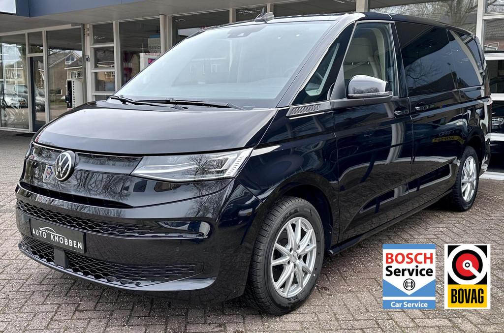 Volkswagen Transporter 2.0 TDI Bulli L2 Led, Climat, Carplay, Gebruikt, 150 pk, Zwart, Bedrijf