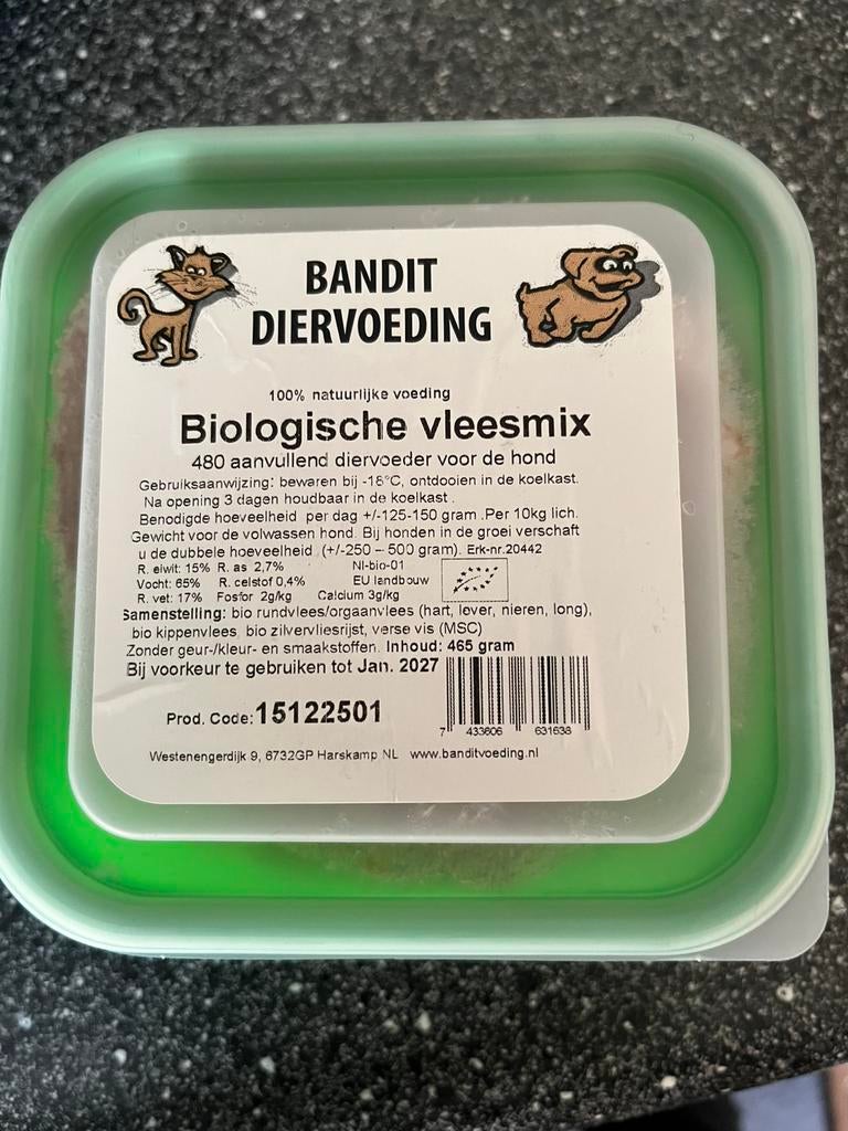 Bandit hondenvoer vers vlees, Dieren en Toebehoren, Dierenvoeding, Ophalen of Verzenden, Hond