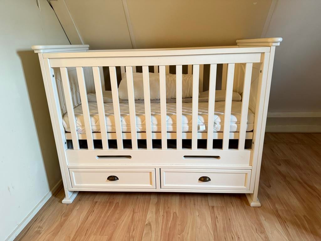 New England Babybed van Babypark Enter, Kinderen en Baby's, Ophalen, Gebruikt, Ledikant