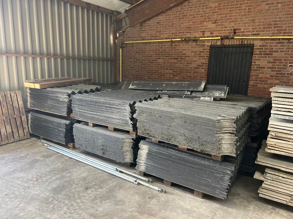 Partij svk asbest vrije golfplaten +- 1200 m2, Tuin en Terras, Ophalen, Zo goed als nieuw, Beton, Terrastegels