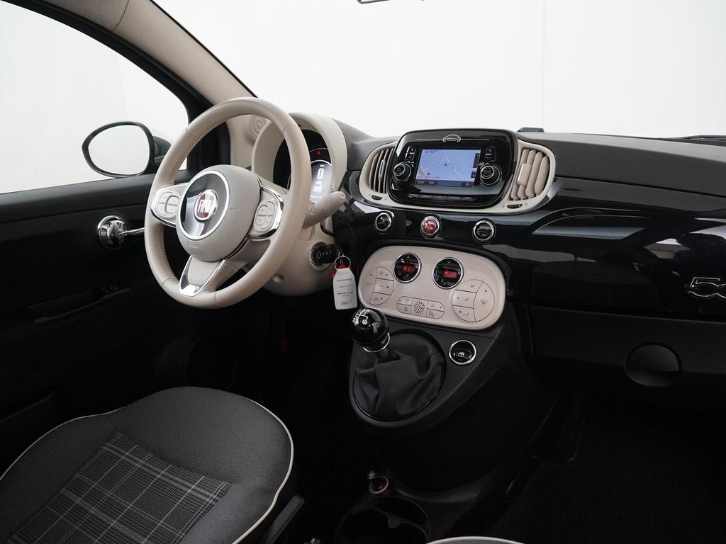 Fiat 500 1.2 Lounge | Panoramadak | Navigatie | Digital Cock, Stof, Gebruikt, 1242 cc, 4 cilinders