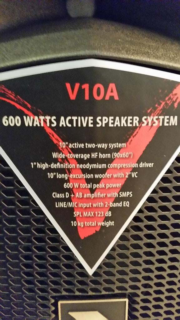 Actieve Speakers, Zo goed als nieuw, 120 watt of meer, Front, Rear of Stereo speakers, Ophalen