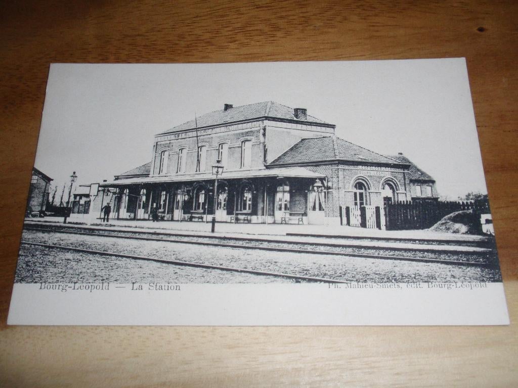 Station Leopoldsburg Belgie, Verzenden, Voor 1920, Ongelopen, Limburg