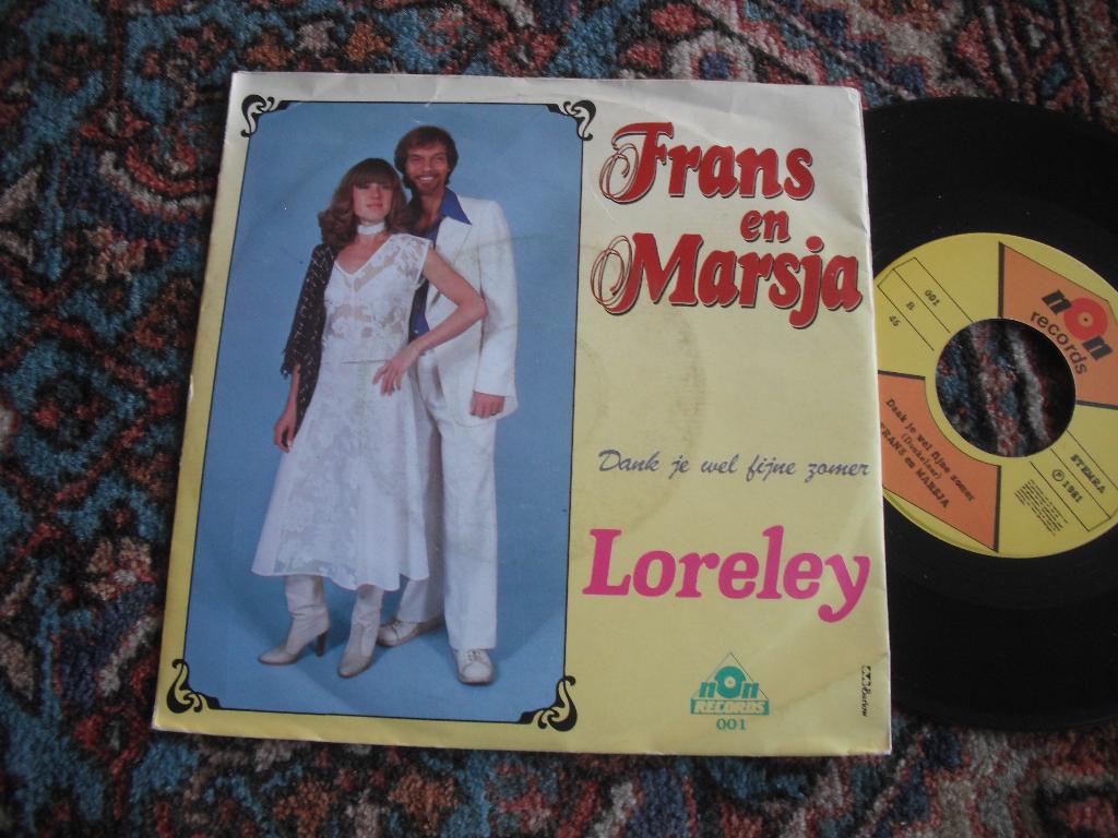 Frans en Marsje - Loreley (el2), Cd's en Dvd's, Vinyl | Nederlandstalig, Ophalen of Verzenden, Zo goed als nieuw, 12 inch, Levenslied of Smartlap
