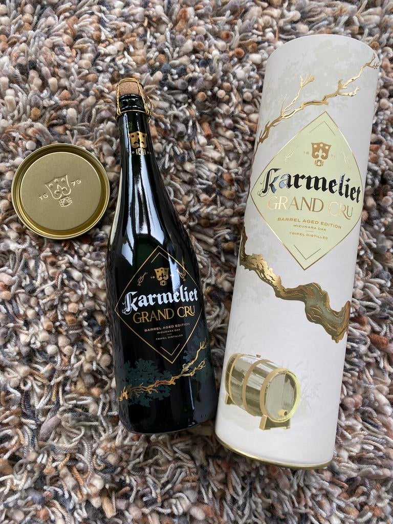 Tripel Karmeliet - Grand Cru Barrel aged 2025 29,50 euro, Verzamelen, Biermerken, Ophalen of Verzenden, Nieuw, Flesje(s), Overige merken