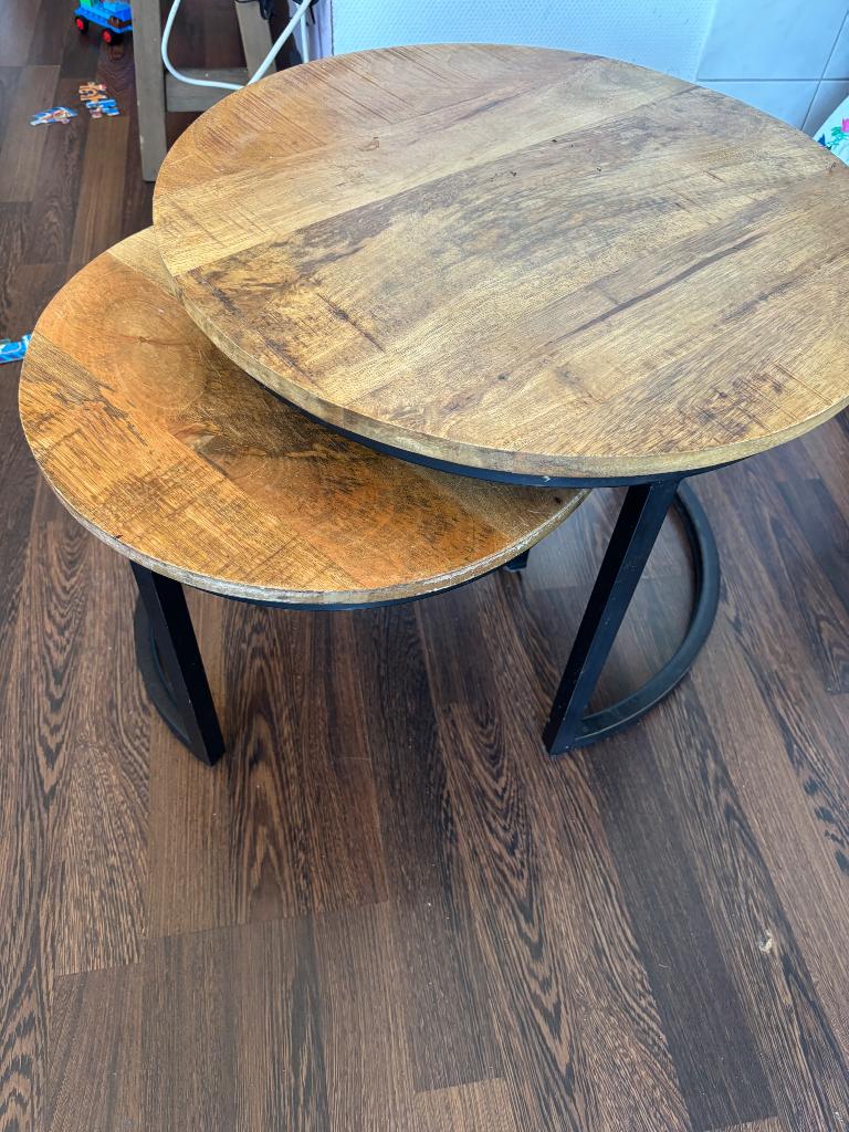 Ronde tafeltjes, Huis en Inrichting, Tafels | Salontafels, Ophalen, 50 tot 100 cm, Rond, 50 tot 100 cm