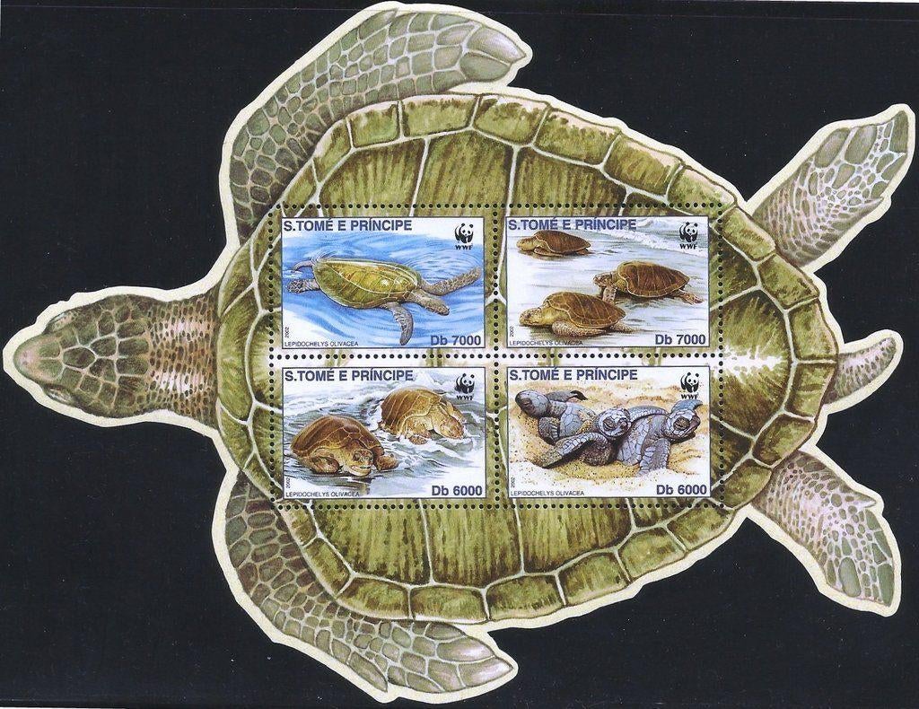 SINT THOMAS 34 - Dieren: reptielen (schildpadden), Ophalen of Verzenden, Postfris, Dier of Natuur