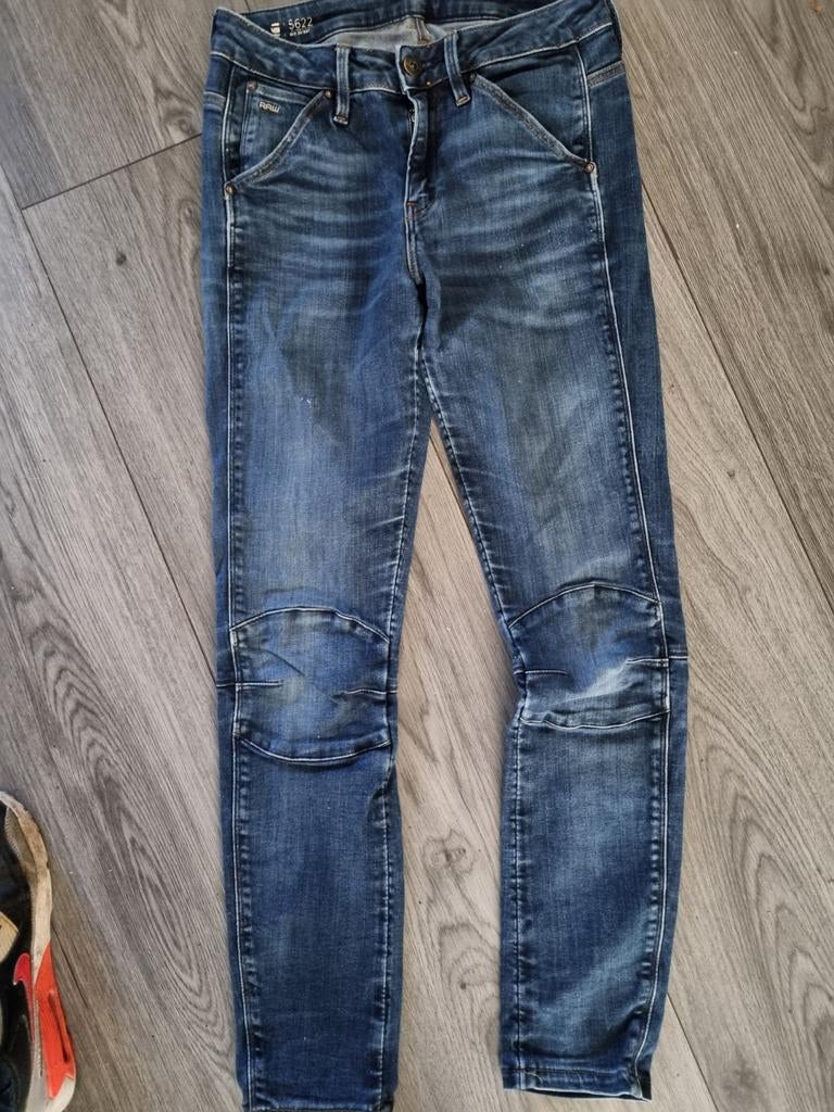 G-Star Raw 5622 Mid Skinny Jeans W26 L32, Blauw, Overige jeansmaten, Ophalen of Verzenden, G-Star Raw