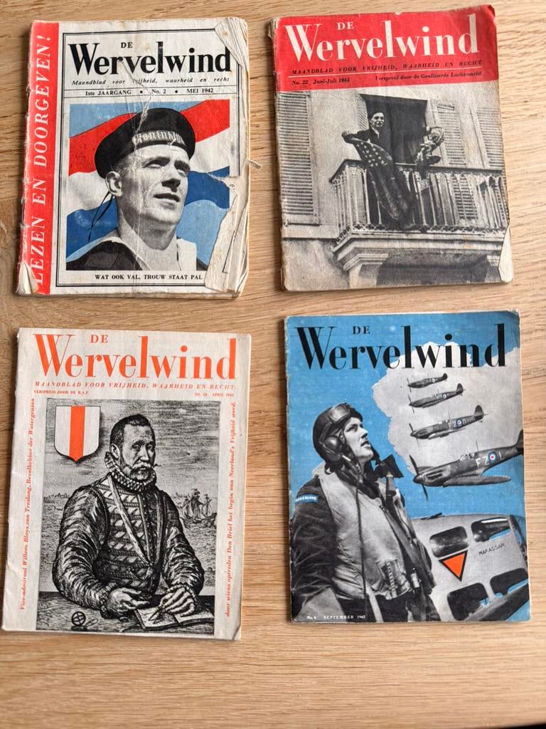 4 x Wervelwind, Ophalen of Verzenden, Luchtmacht, Nederland, Boek of Tijdschrift