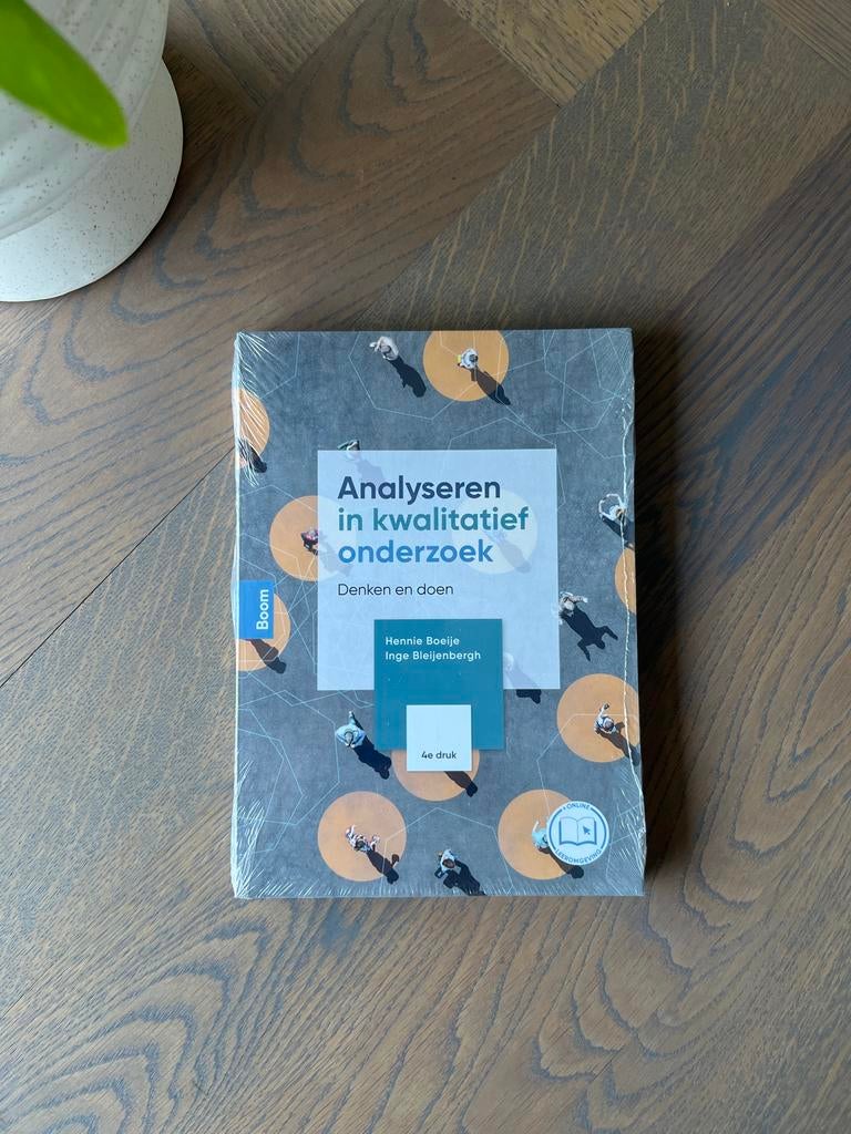 Analyseren in kwalitatief onderzoek, Boeken, Ophalen of Verzenden, Gamma, Nieuw, HBO