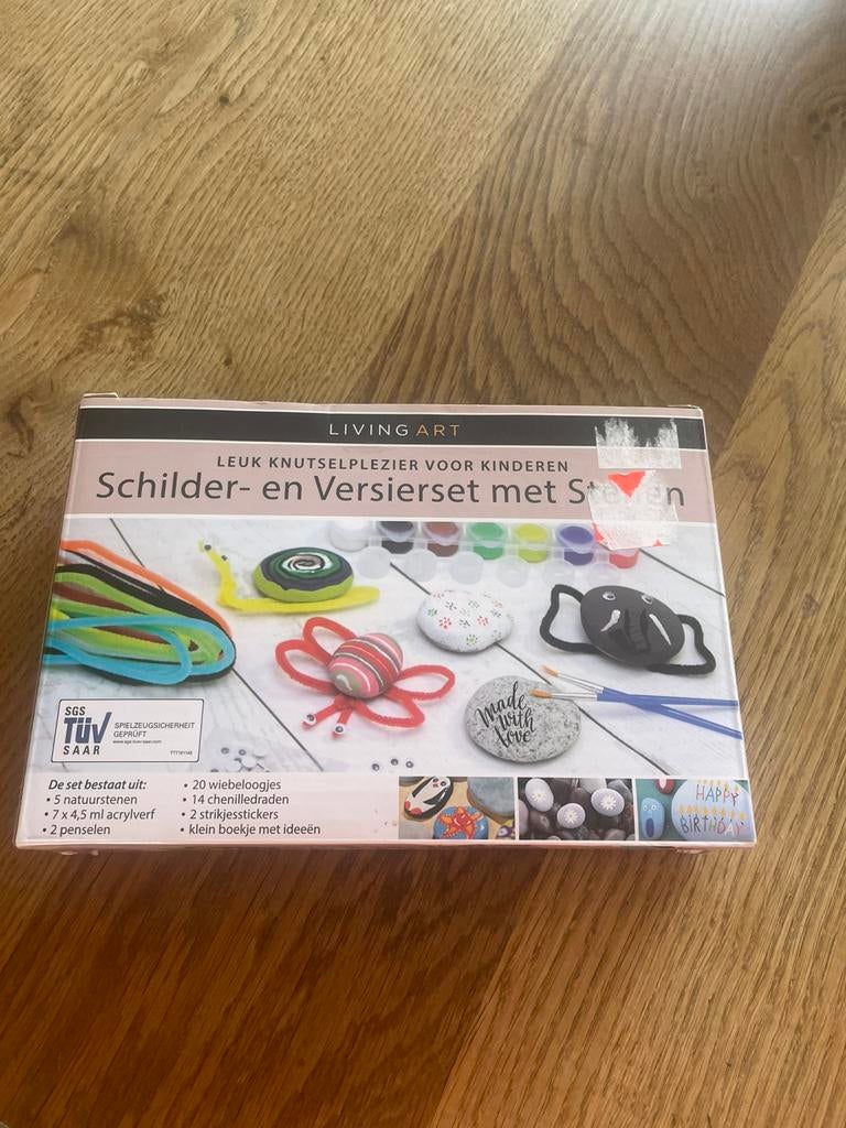 Nieuw in nog dichte doos: Schilder en Versierset met Stenen, Ophalen, Fantasie, Nieuw, Overige materialen