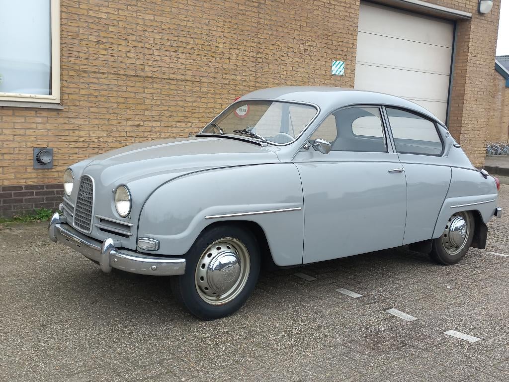 SAAB 96 Tweetakt 1962, Auto's, Saab, Particulier, Saab 96, Benzine, Sedan, Handgeschakeld, Overige kleuren, Overige kleuren, Stof