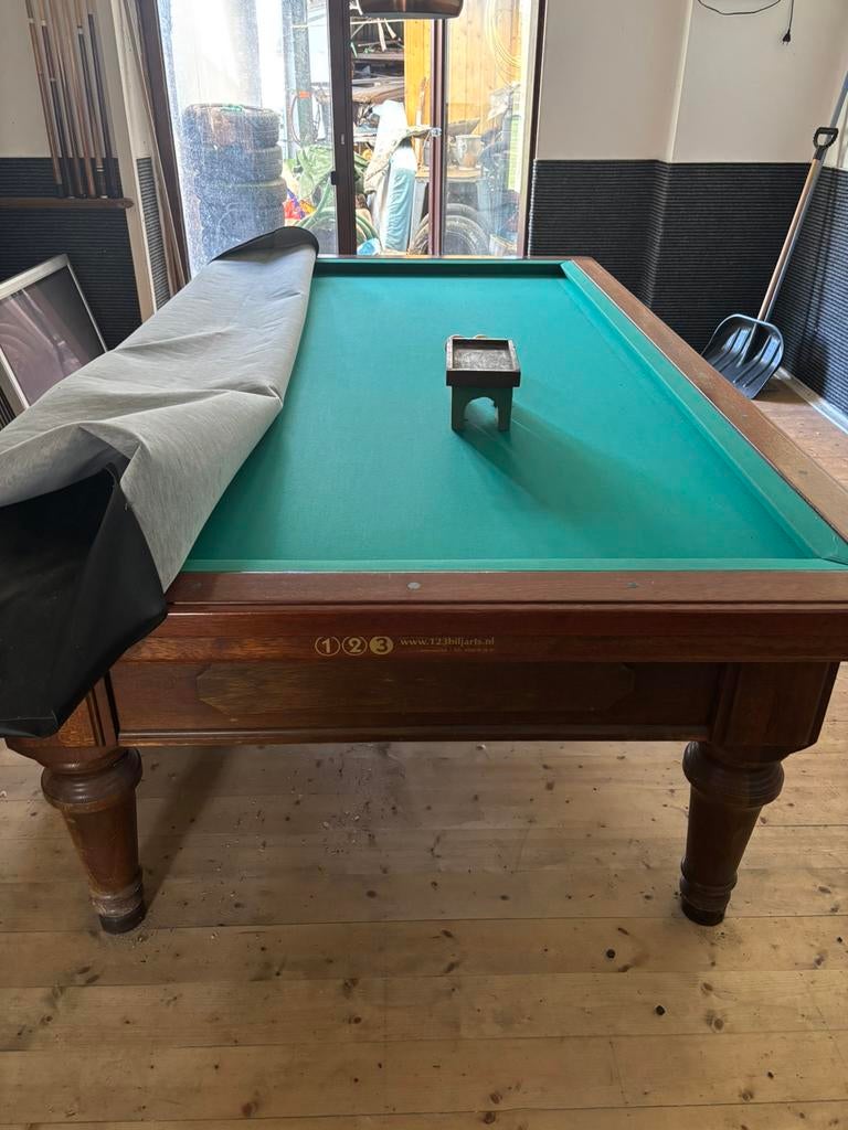 Wedstrijd biljarttafel verwarmd, Ophalen, Biljarttafel