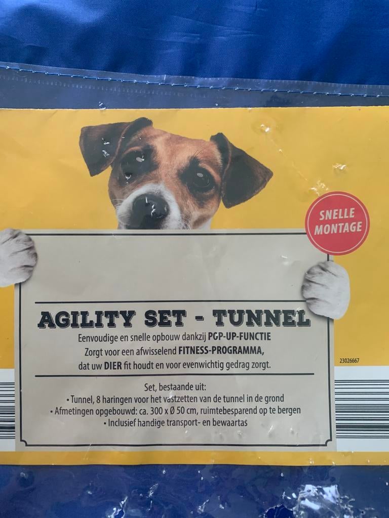 Hondentunnel, Dieren en Toebehoren, Honden-accessoires, Ophalen, Zo goed als nieuw
