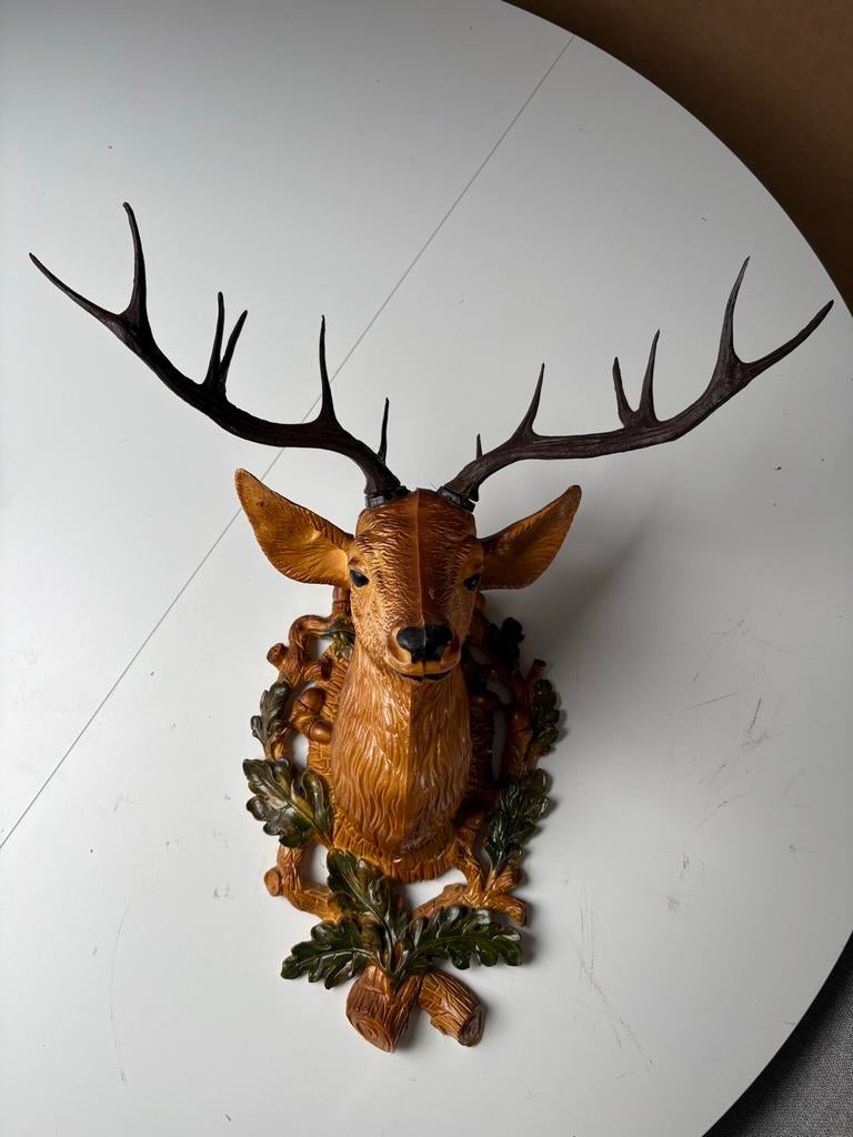 Hert voor aan de muur jaren 70, Verzenden, Zo goed als nieuw, Reclamebord