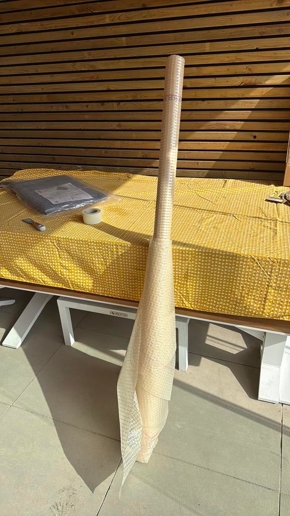 Gratis glasvezel wapeningsgaas (stucgaas of scheurgaas), Doe-het-zelf en Verbouw, Overige materialen, Zo goed als nieuw, Minder dan 5 m²