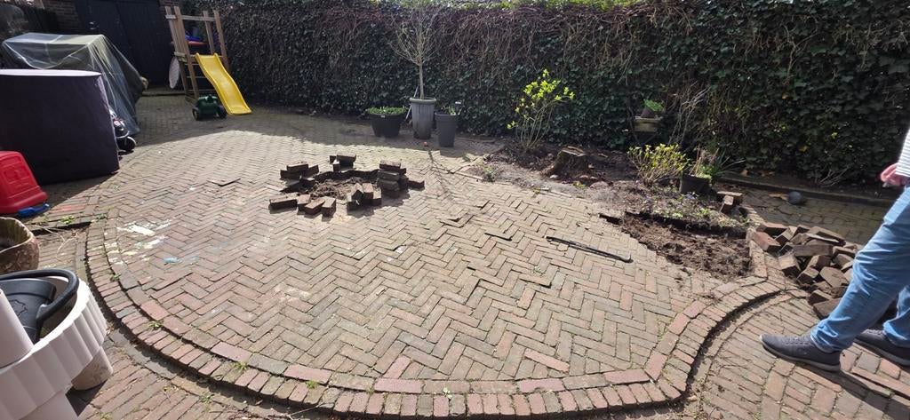 Waalformaat gebakken klinkers - Duurzaam en sfeervol, Ophalen, Gebruikt, Keramiek, Klinkers