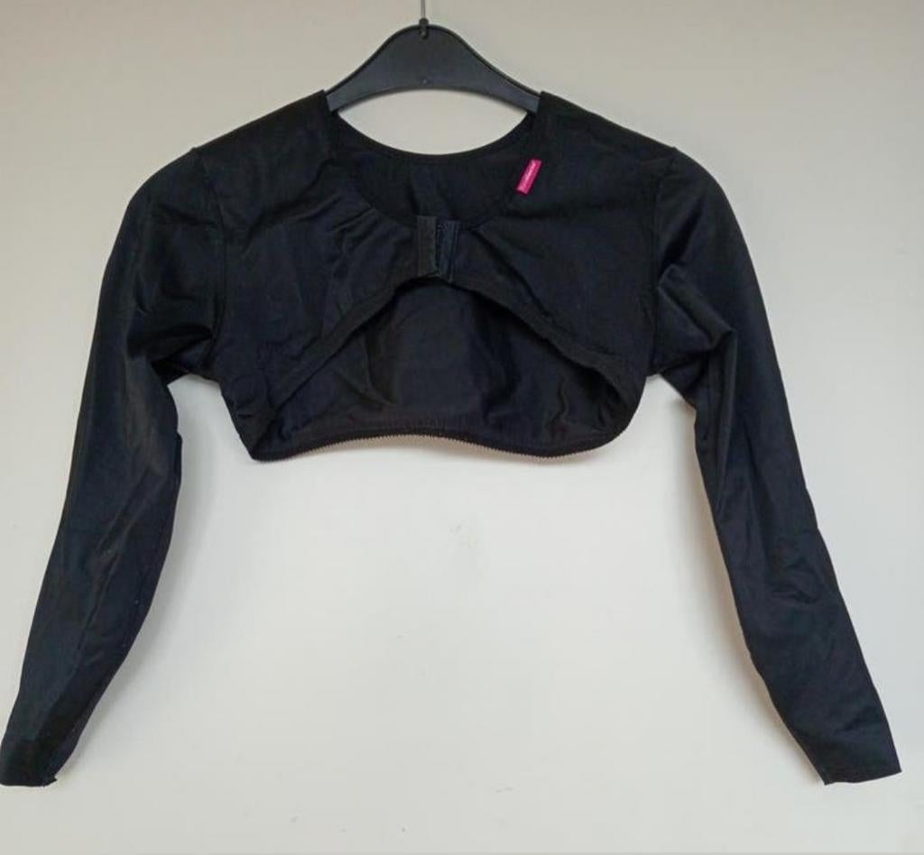 Lipoelastic drukpak, zwart, lange mouwen, Ophalen, Zo goed als nieuw