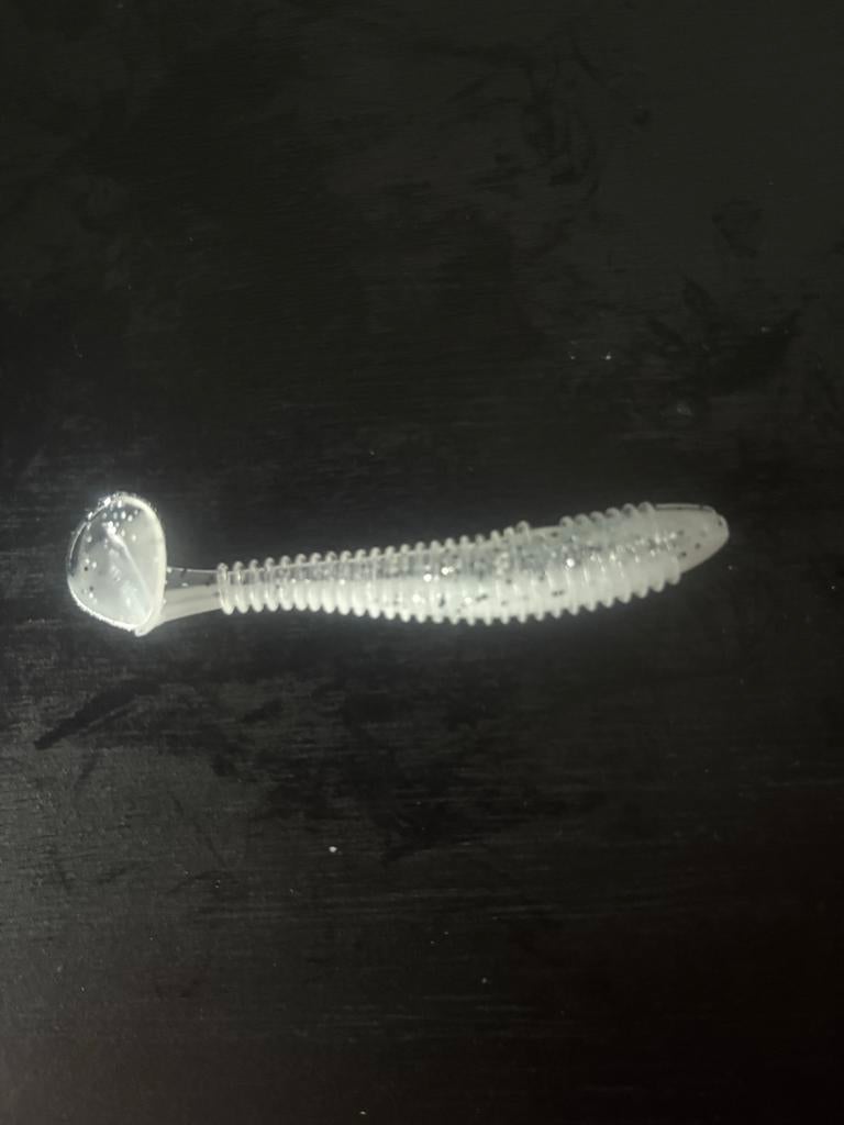 10 geribbelde softbait aasjes voor roofvis, Watersport en Boten, Hengelsport | Roofvissen, Ophalen of Verzenden, Nieuw, Overige typen