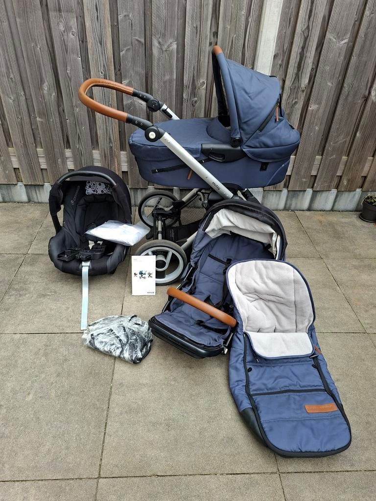 Mutsy kinderwagen met reiswieg, zitje en maxi-cosi, Ophalen, Gebruikt, Mutsy, Met reiswieg