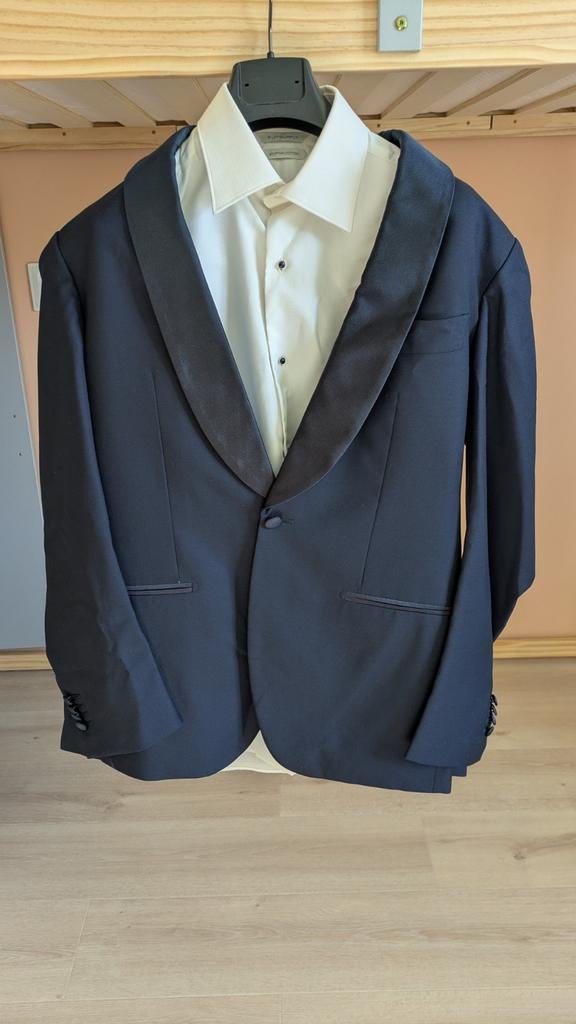 Suitsupply Smoking Pak Maat 50 Navy Blue - Ideaal voor Gala, Kleding | Heren, Kostuums en Colberts, Ophalen of Verzenden