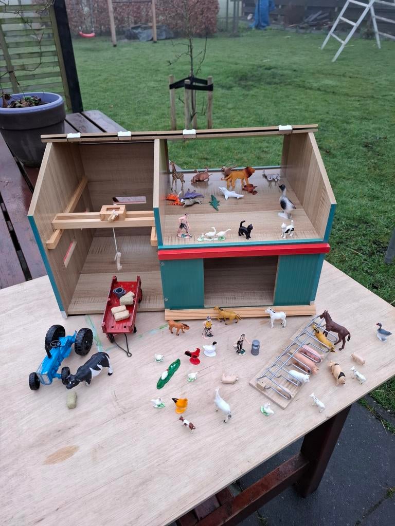 Boerderij, werkplaats, schuur, dieren, tractor, wagen, boer, Ophalen of Verzenden, Tractor of Landbouw, Overige merken