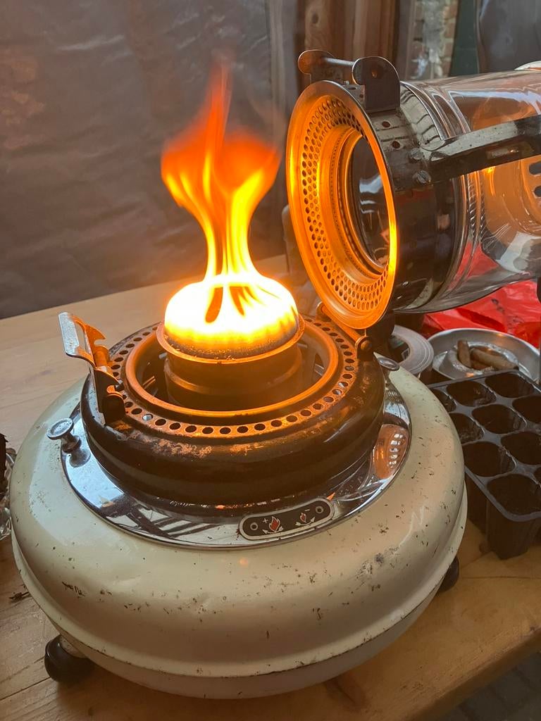 Saffire in goede staat, Huis en Inrichting, Ophalen, Gebruikt, Overige brandstoffen, Petroleumkachel