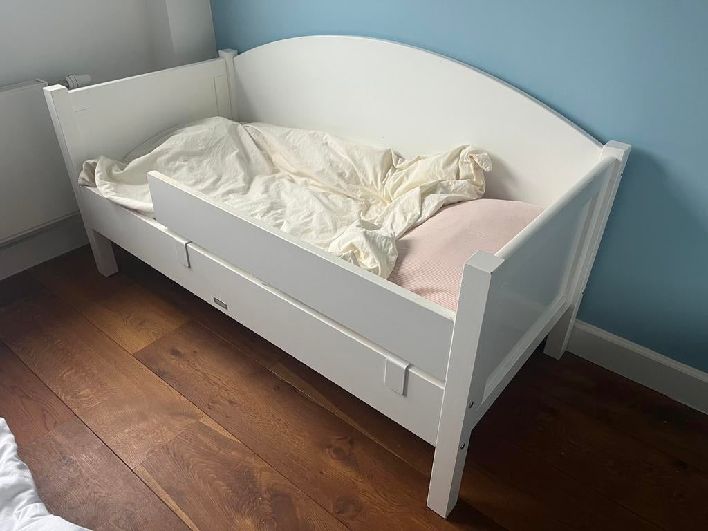 Kleuterbed 70x140 cm Bopita, Ophalen, 70 tot 85 cm, 140 tot 160 cm, Zo goed als nieuw