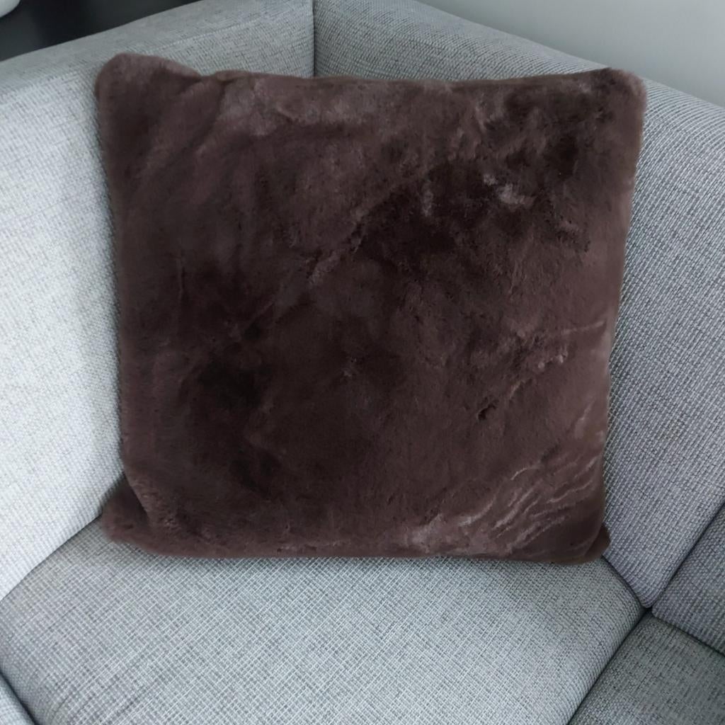 Bruine plaids en kussen Dutch Decor, Ophalen of Verzenden, Nieuw, Bruin, Vierkant